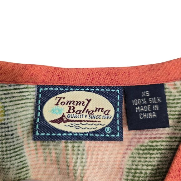 Tommy Bahama Hawaiian Floral Sleeveless Tank Top XS Cotton/Modal - Picture 3 of 4